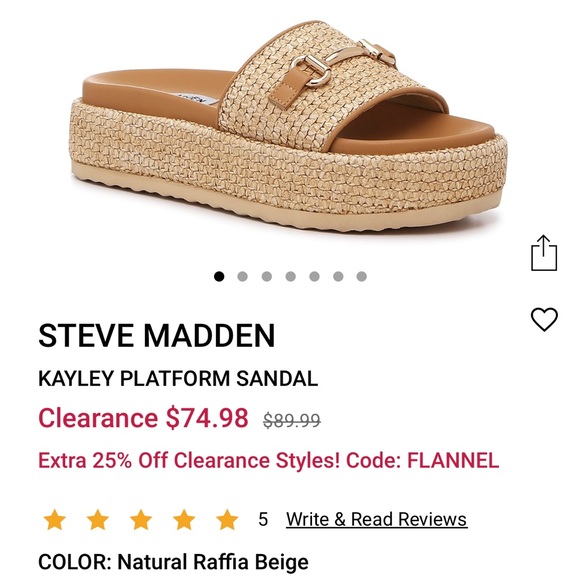 Steve madden sandals size 10 - Picture 4 of 4